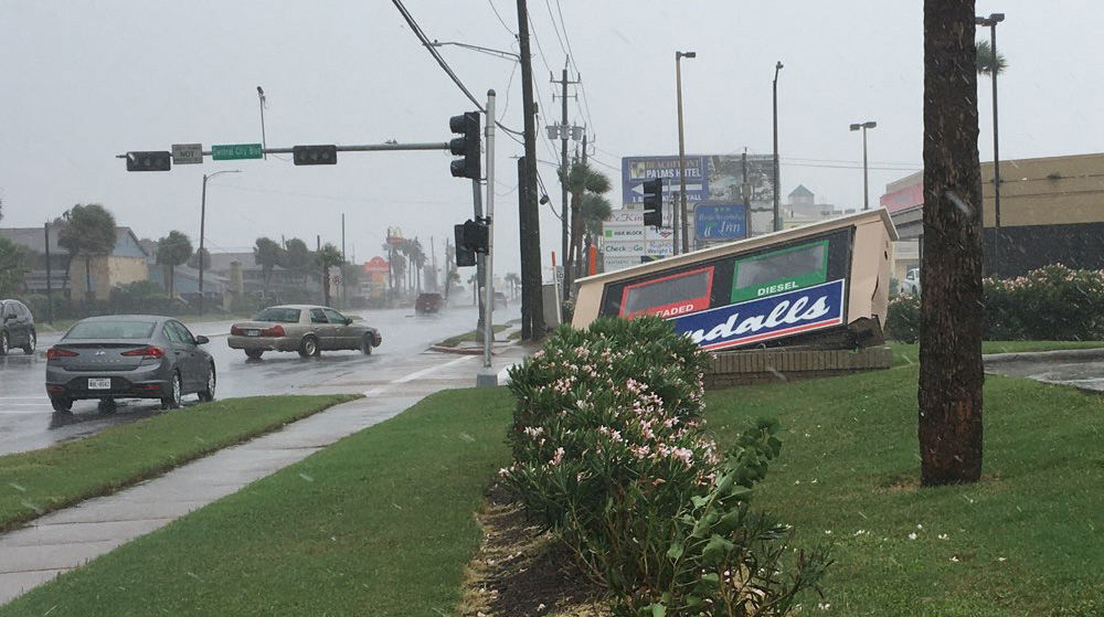 Hurricane Delta damage